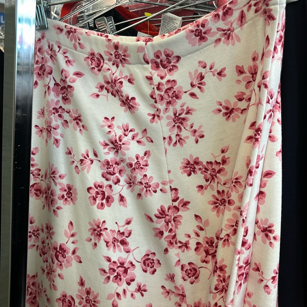Flowy floral skirt
